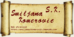 Smiljana Komerović vizit kartica
